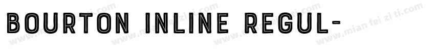 Bourton Inline Regul字体转换